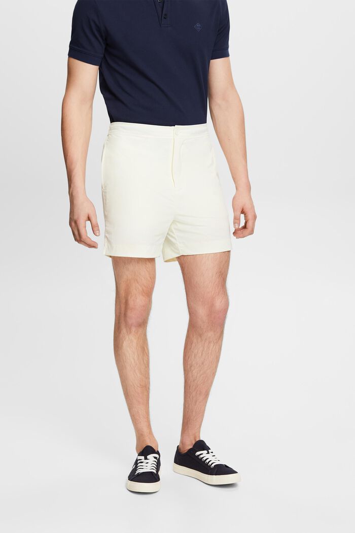 Stretch-Poplin Shorts, ICE, detail image number 0