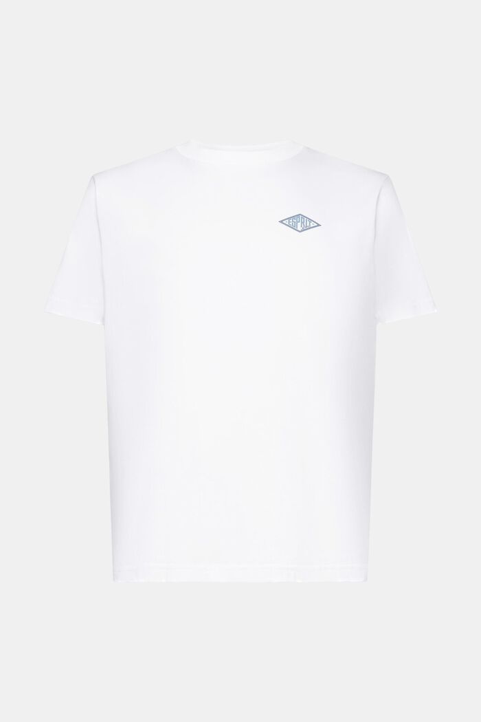 LOGO標誌印花T恤, 白色, detail image number 6