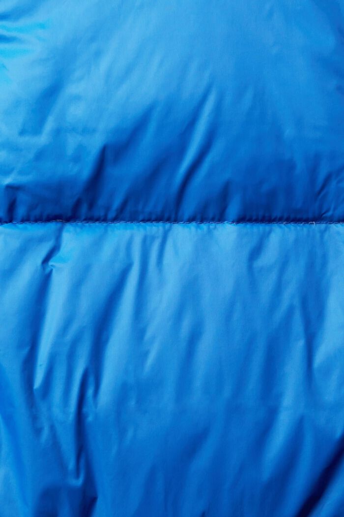 再生羽絨絎縫外套, 藍色, detail image number 6