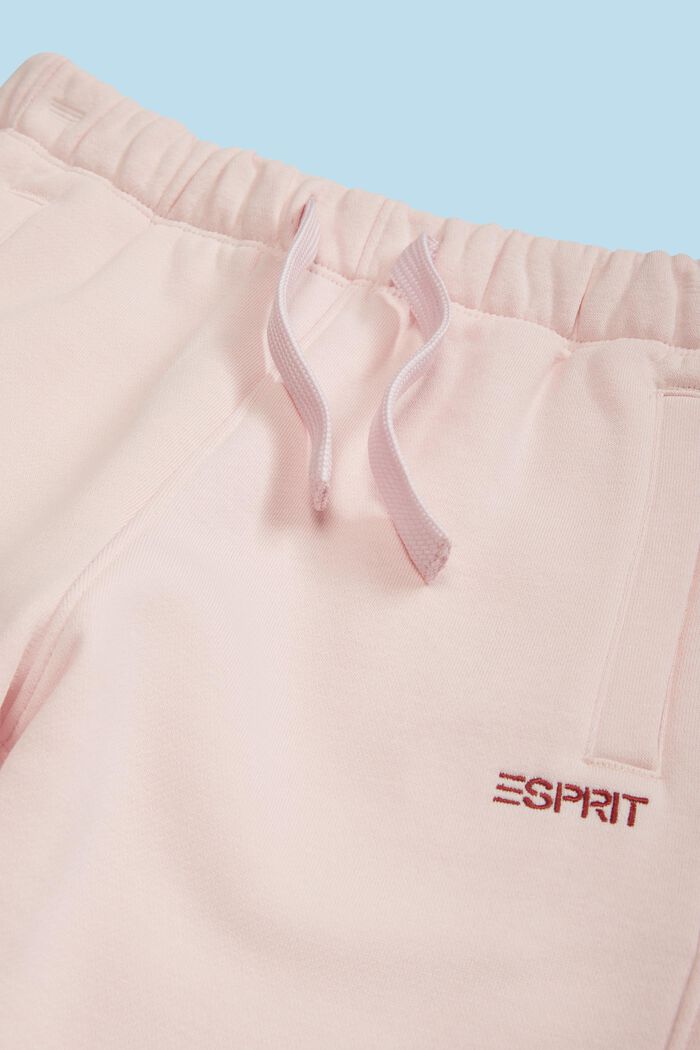棉質混紡LOGO標誌運動褲, 淺粉紅色, detail image number 2