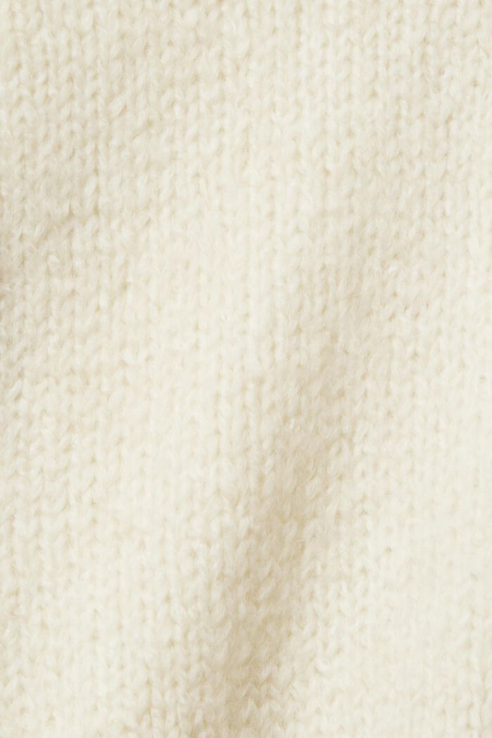 Cropped wool blend cardigan, ICE, detail image number 1