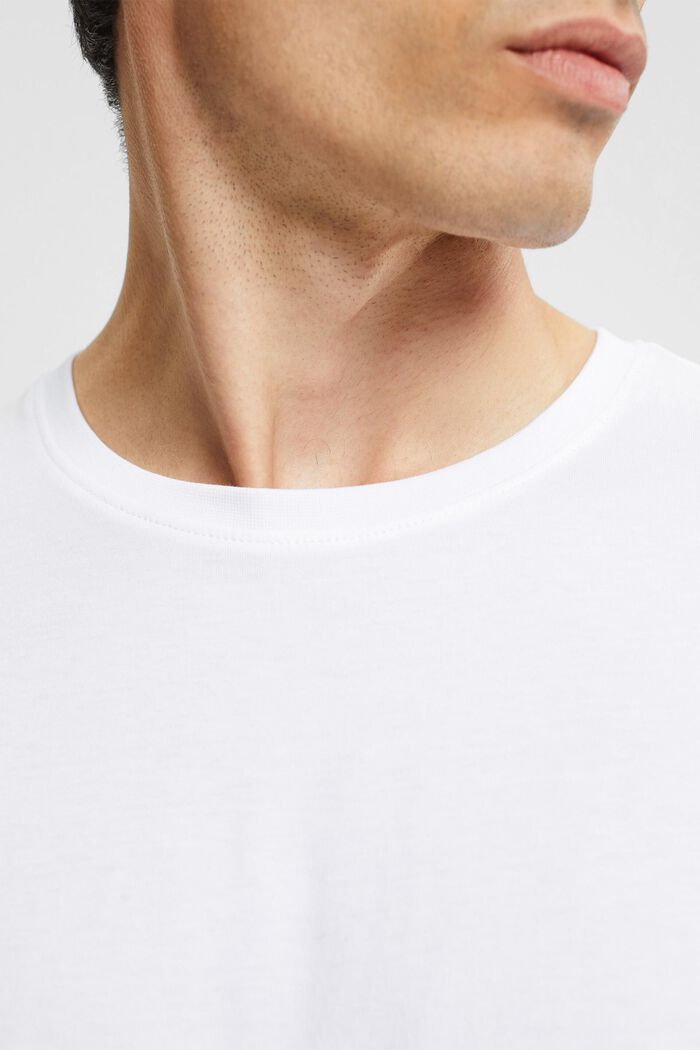 針織 T 恤, 白色, detail image number 0