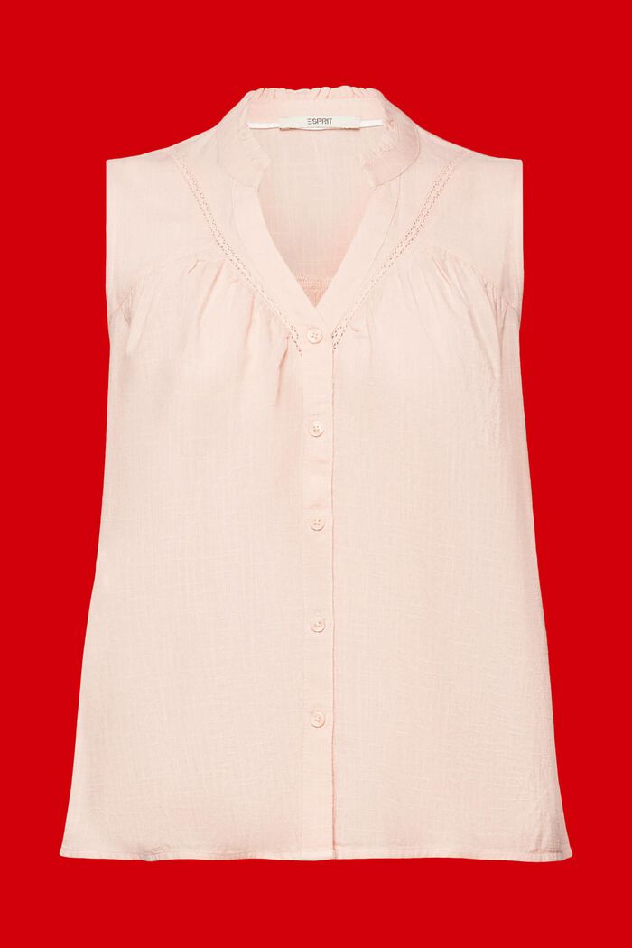 無袖女裝恤衫, 淺粉紅色, detail image number 6