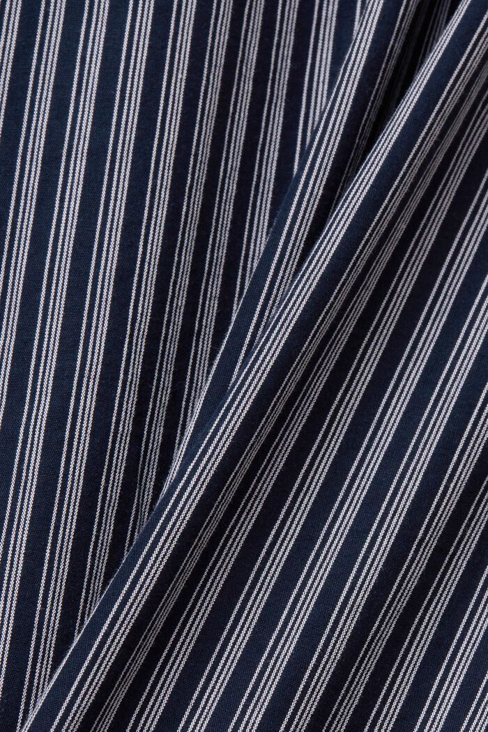 條紋再生棉恤衫, 海軍藍, detail image number 5
