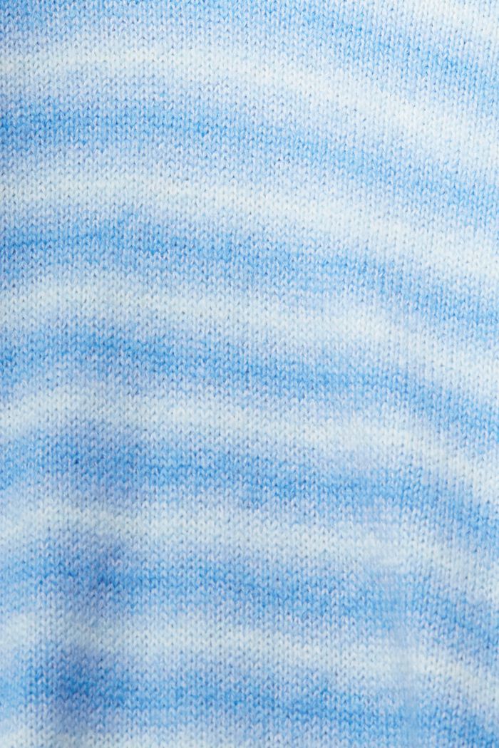 雙面條紋針織上衣, 藍色, detail image number 1