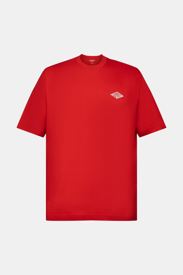 ‌LOGO標誌短袖T恤, 深紅色, detail image number 5