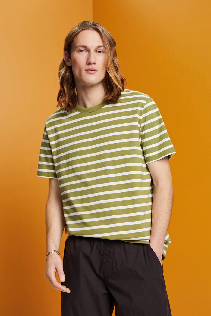 Shop the Latest in Men\'s Fashion Striped sustainable cotton t-shirt |  ESPRIT Hong Kong Official Online Store