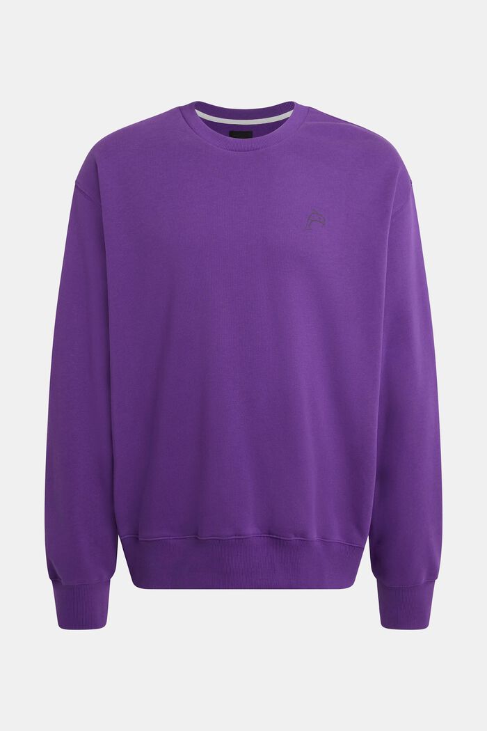 Color Dolphin Sweatshirt, BERRY PURPLE, detail image number 4