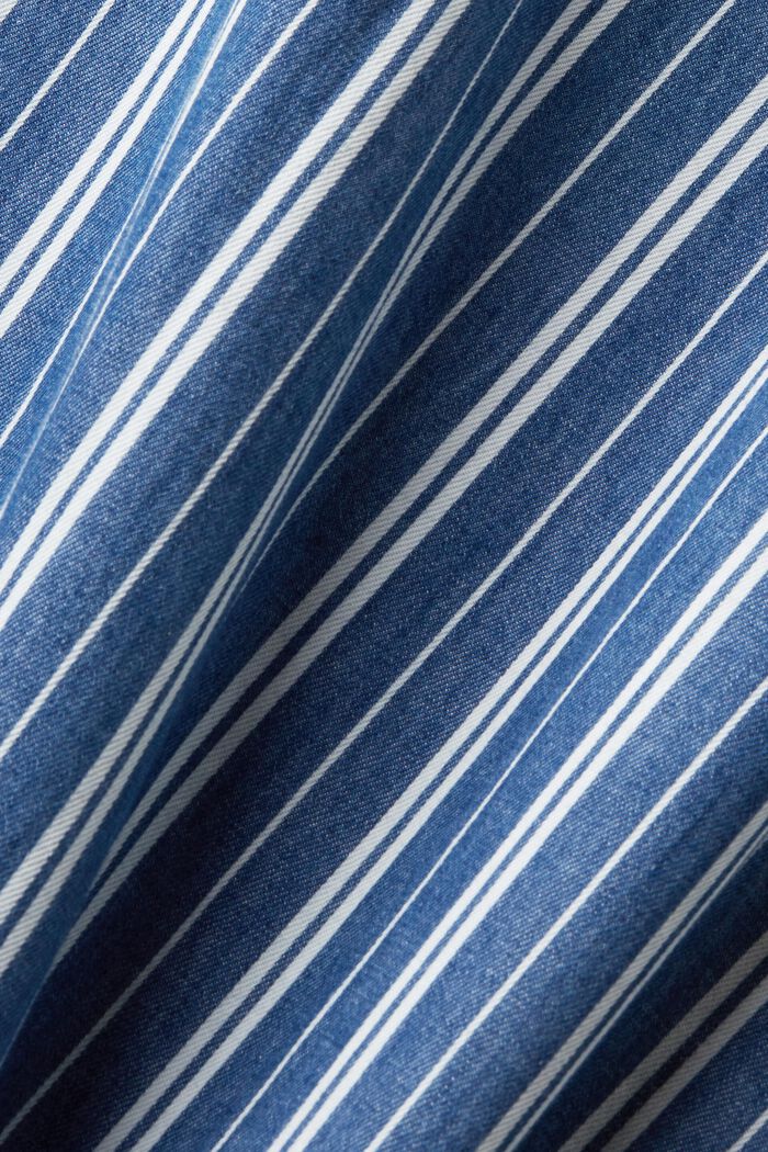 Slim fit denim shirt with stripes, ICE, detail image number 5