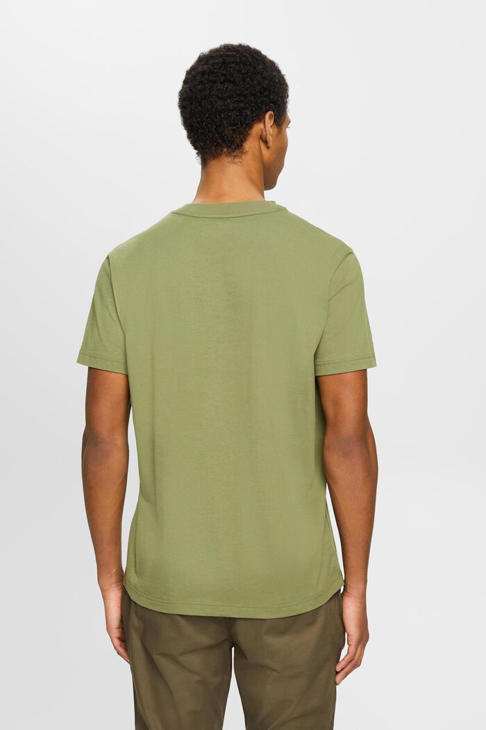 LOGO標誌印花T恤, 橄欖綠, detail image number 3