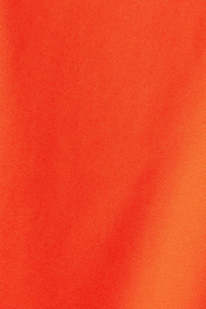 高腰修身長褲, 橙紅色, detail image number 4
