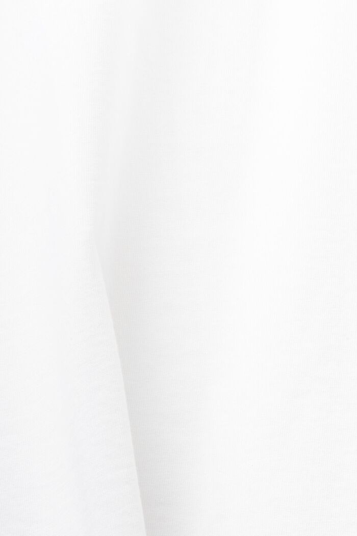 正面印花T恤, 白色, detail image number 6