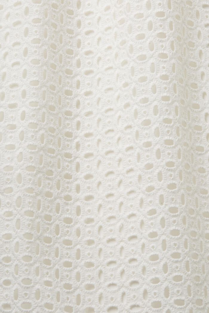 蕾絲棉質連身裙, 白色, detail image number 4