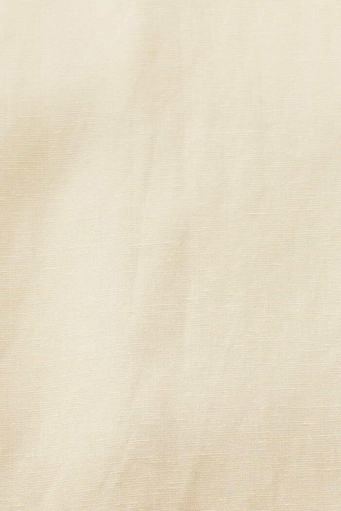 ‌長袖女裝恤衫, 米色, detail image number 4
