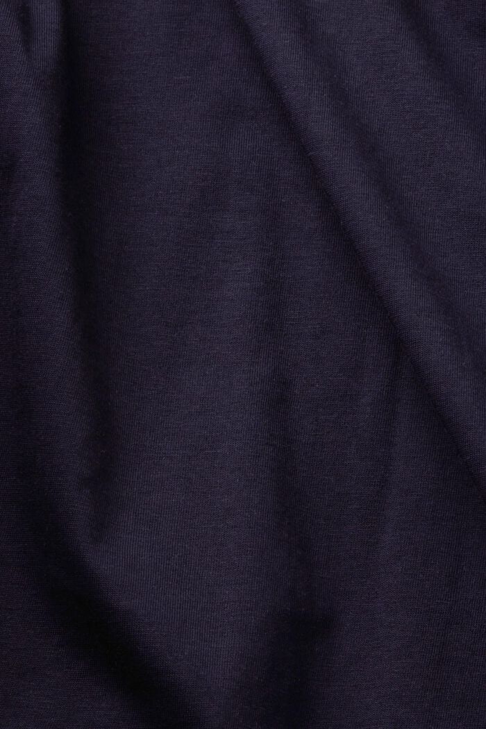 純棉印花T恤, 海軍藍, detail image number 6
