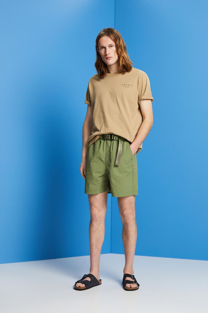 帶內置腰帶短褲, 橄欖綠, detail image number 5