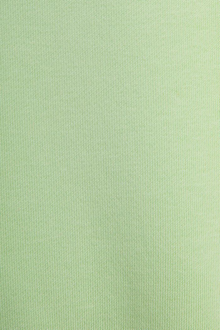 棉質搖粒絨LOGO標誌衛衣, 淺綠色, detail image number 4