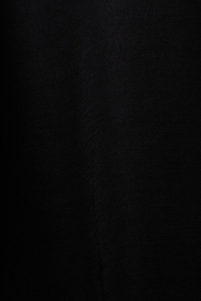 LENZING™ ECOVERO™長款平織布西裝外套, 黑色, detail image number 4