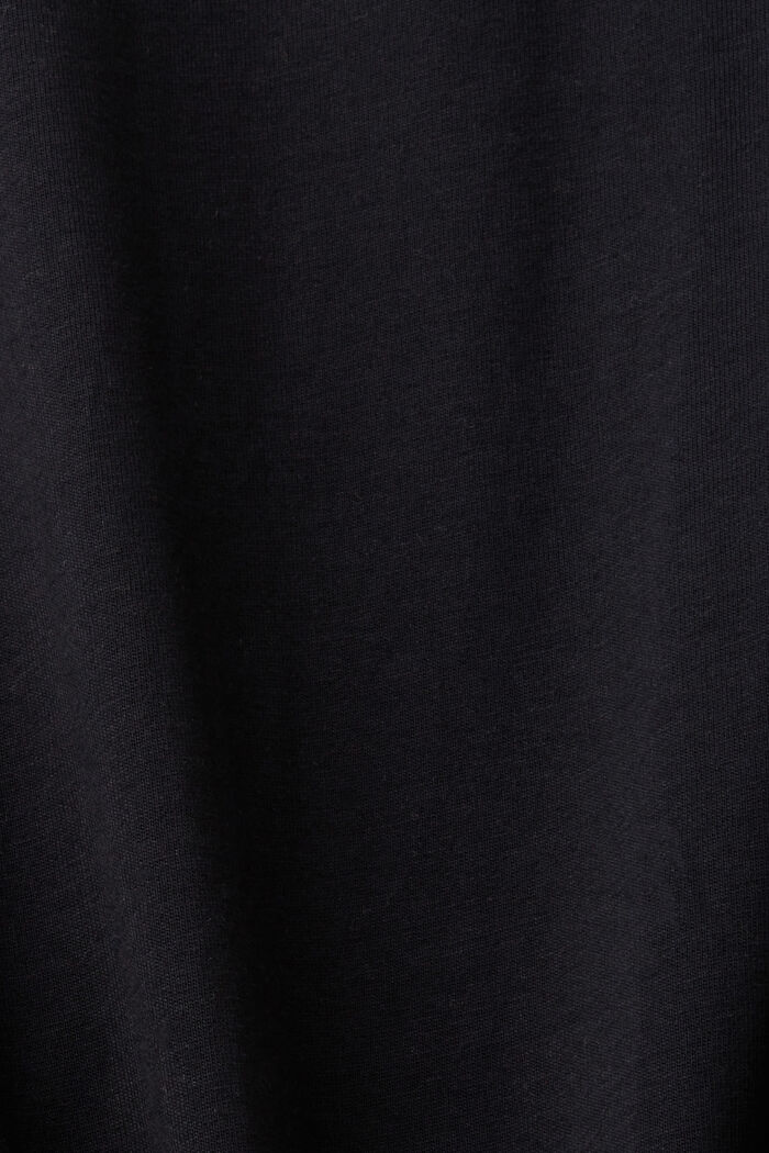 ‌復古LOGO標誌印花棉質T恤, 黑色, detail image number 5