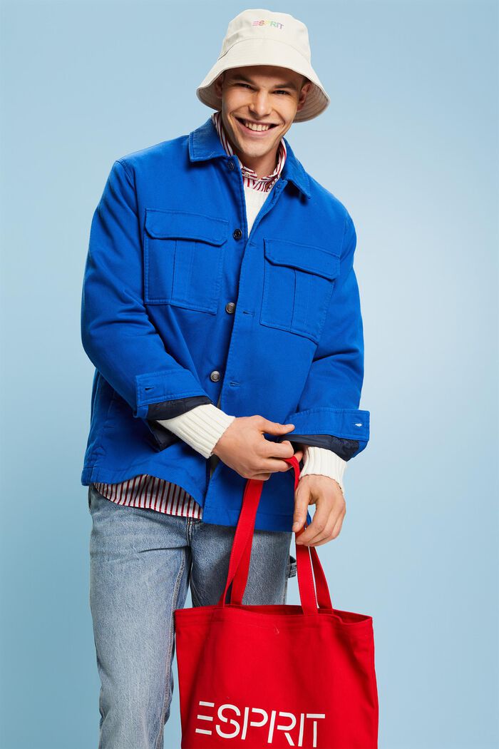 ‌鋪棉過渡夾克, 藍色, detail image number 1
