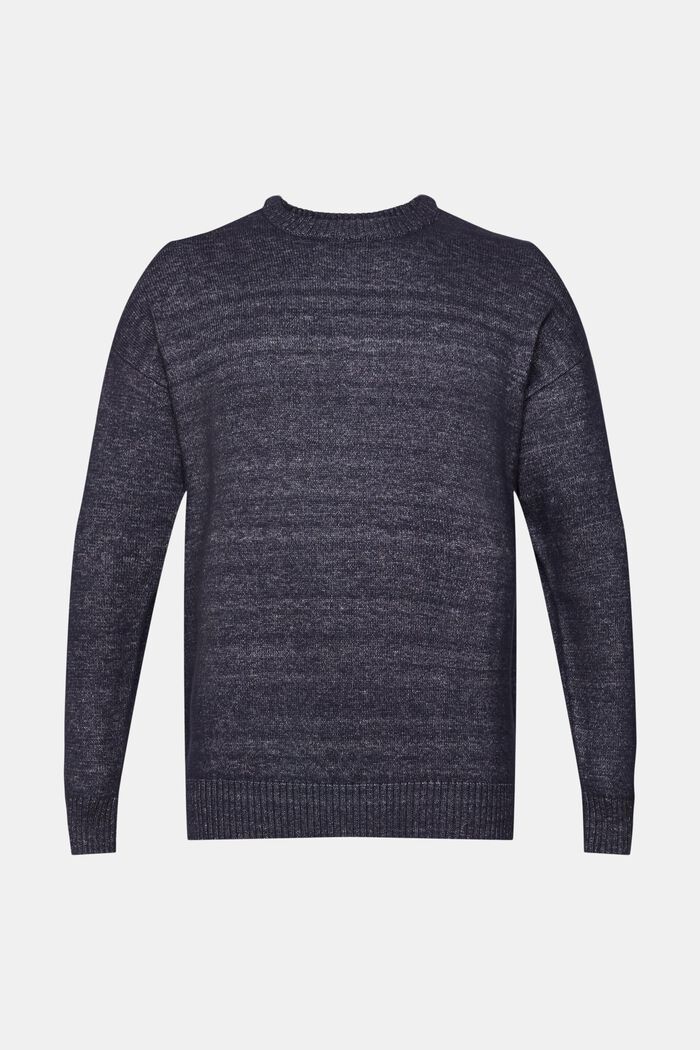 Crewneck Sweater, NAVY, detail image number 2