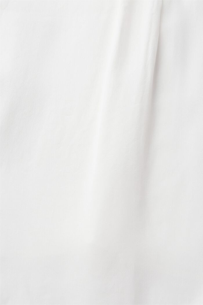 LENZING™ ECOVERO™ V 領恤衫, 白色, detail image number 1