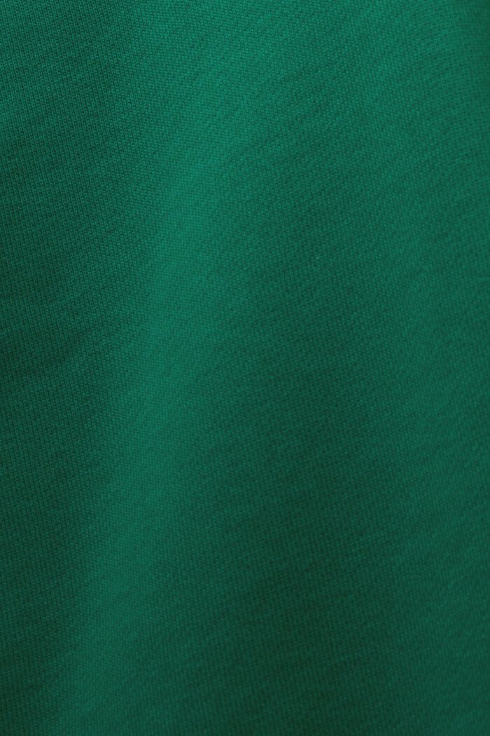 ‌有機棉刺繡LOGO標誌連帽衛衣, 深綠色, detail image number 5
