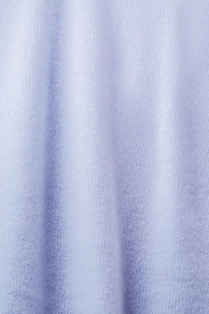 ‌羊絨V領開衫, 淺藍色, detail image number 4