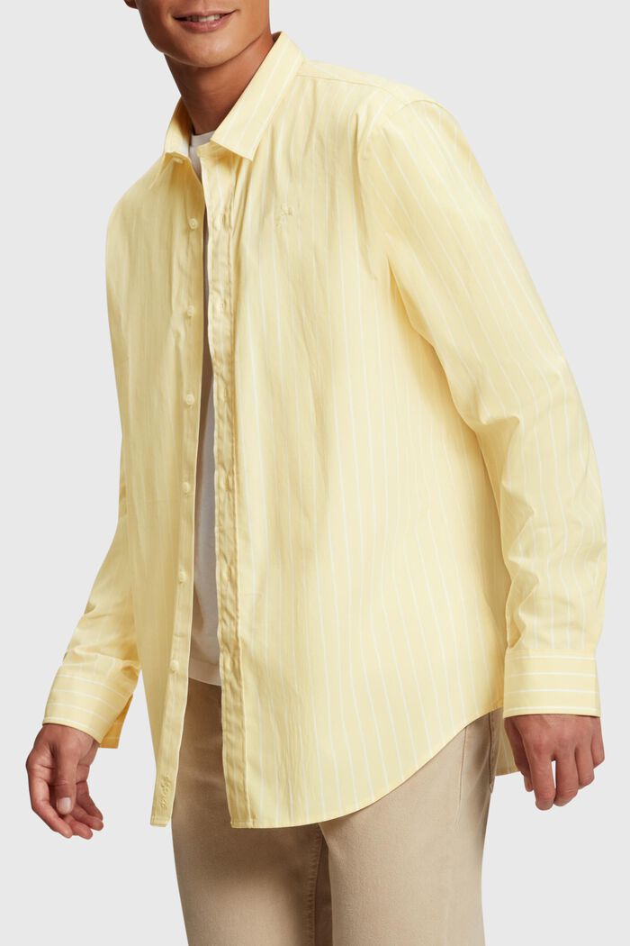 寬鬆版型條紋恤衫, 黃色, detail image number 0