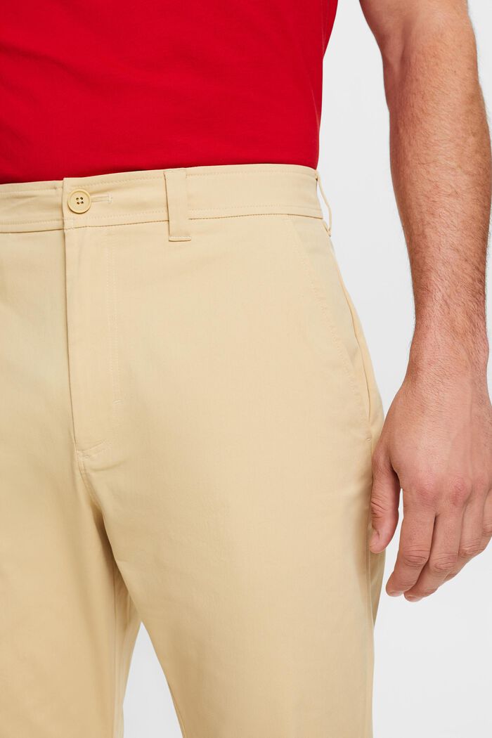 Stretch-Twill Straight Tapered Chino Pants, SAND 2, detail image number 4