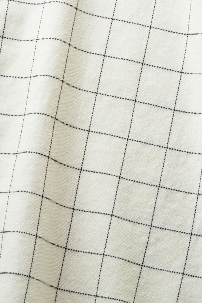 ‌格紋法蘭絨標準版型恤衫, 米色, detail image number 5