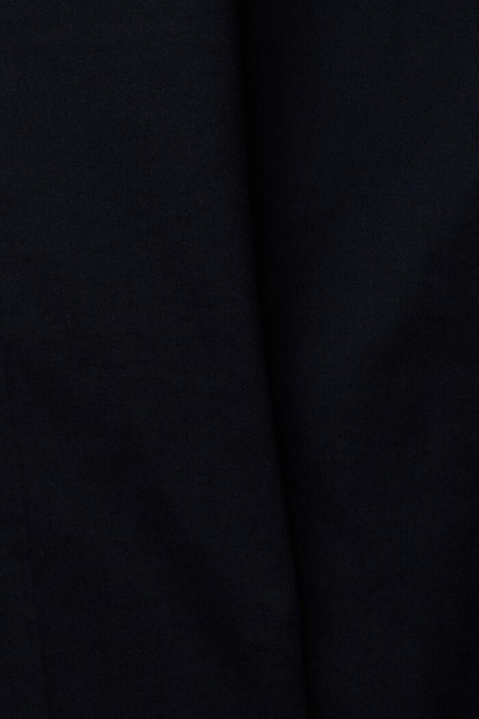 彈性棉質斜紋布褲, 海軍藍, detail image number 1