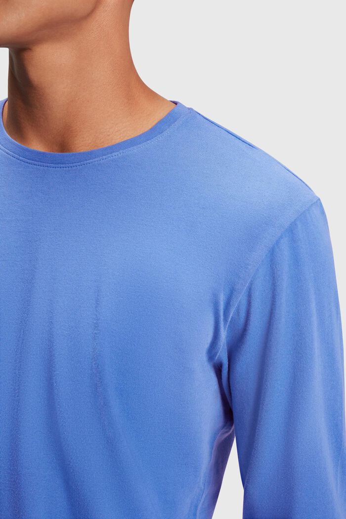 標準版型素色T恤, 藍色, detail image number 2