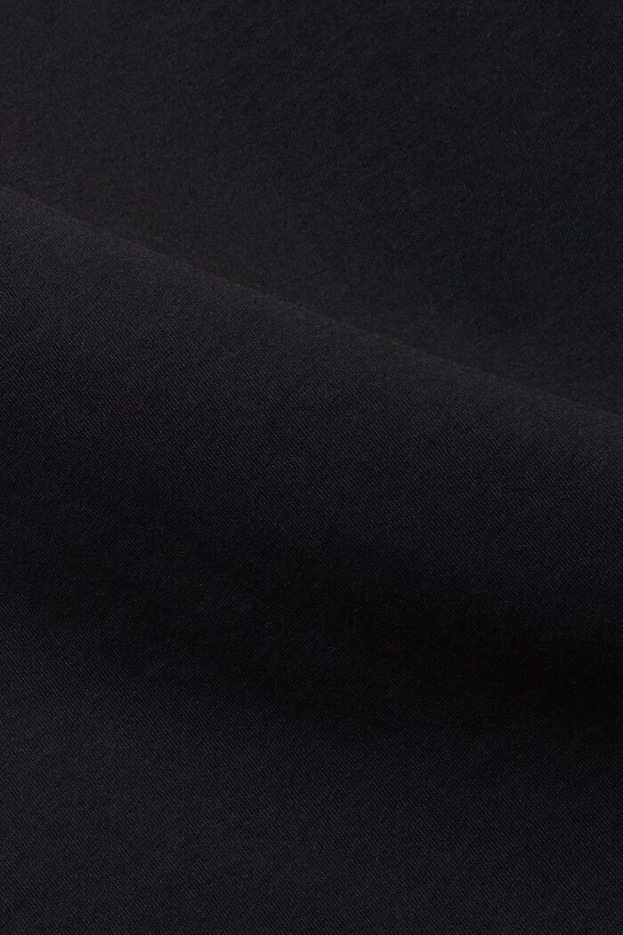 Ambigram 胸前印花 T 恤, 黑色, detail image number 4
