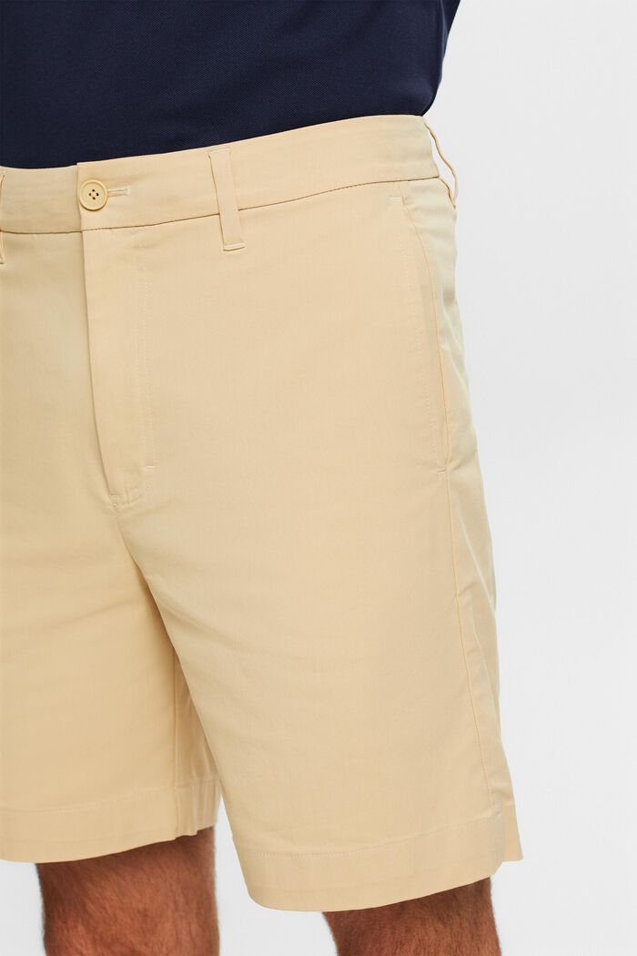 Stretch-Twill Chino Shorts, SAND, detail image number 4