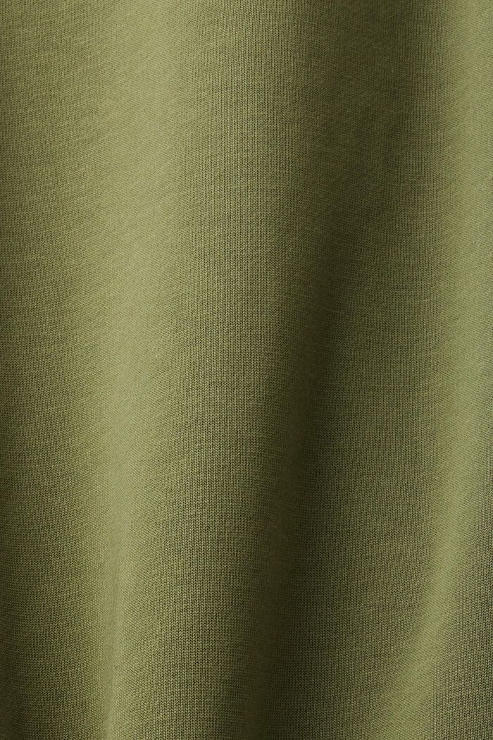 ‌背面LOGO印花衛衣, 橄欖綠, detail image number 4