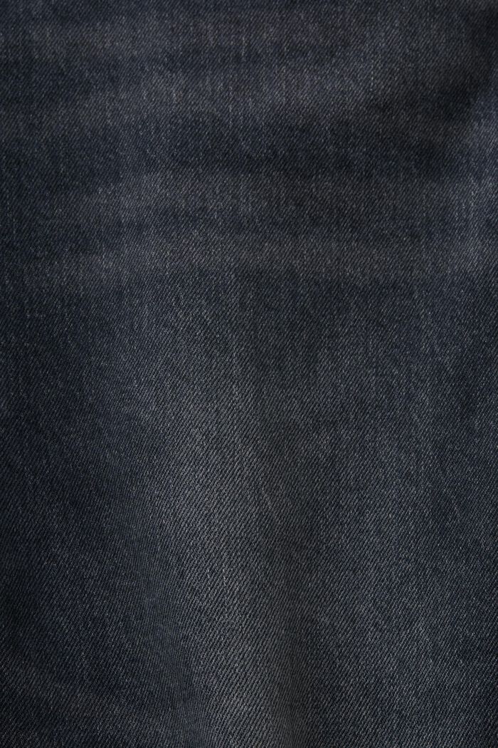 Tencel™直腳牛仔褲, BLACK MEDIUM WASHED, detail image number 6