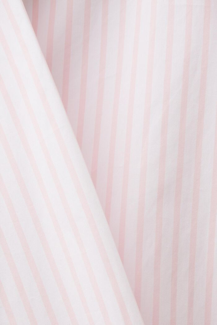 Striped Poplin Shirt, 淺粉紅色, detail image number 4