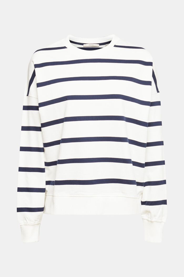 Striped sweatshirt, OFF WHITE, detail image number 2