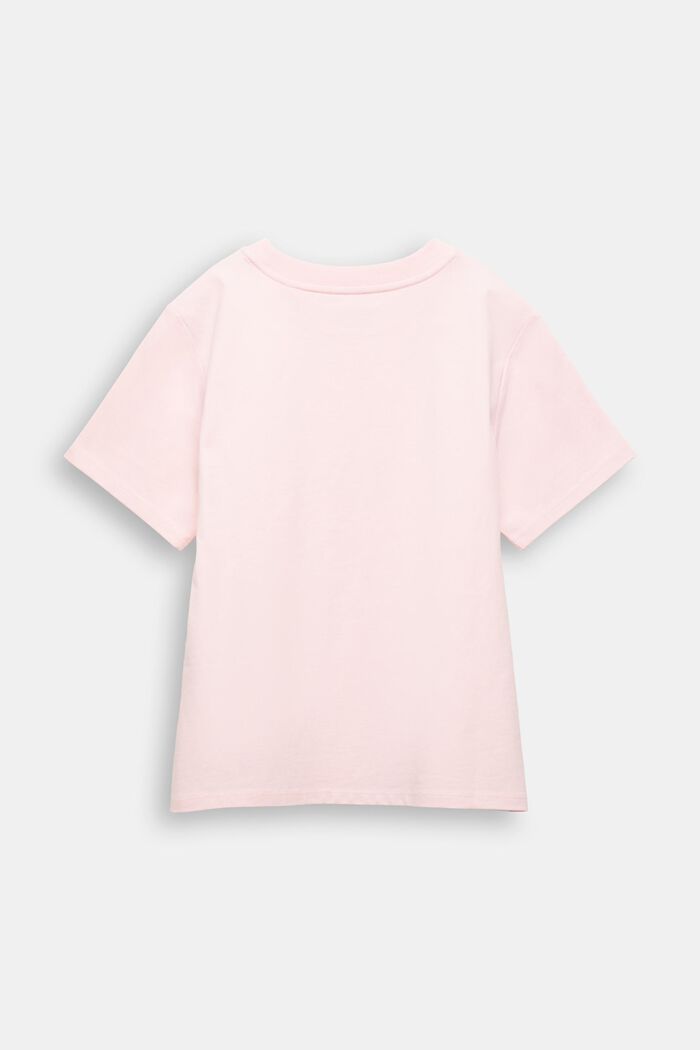 印花棉質平織布T恤, 淺粉紅色, detail image number 2