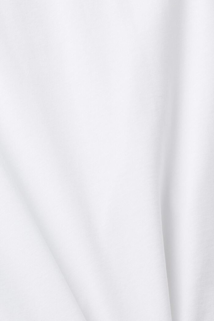 貼花平織布T恤, NEW WHITE, detail image number 4