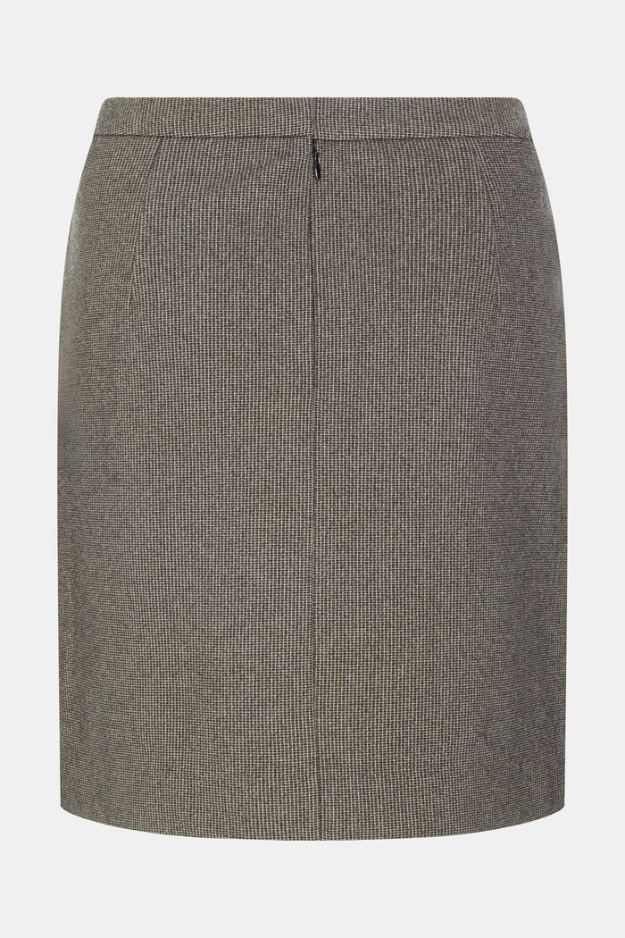 雙色調半身裙, 灰色, detail image number 6