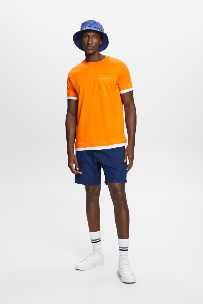 T-Shirts, 橙色, detail image number 1
