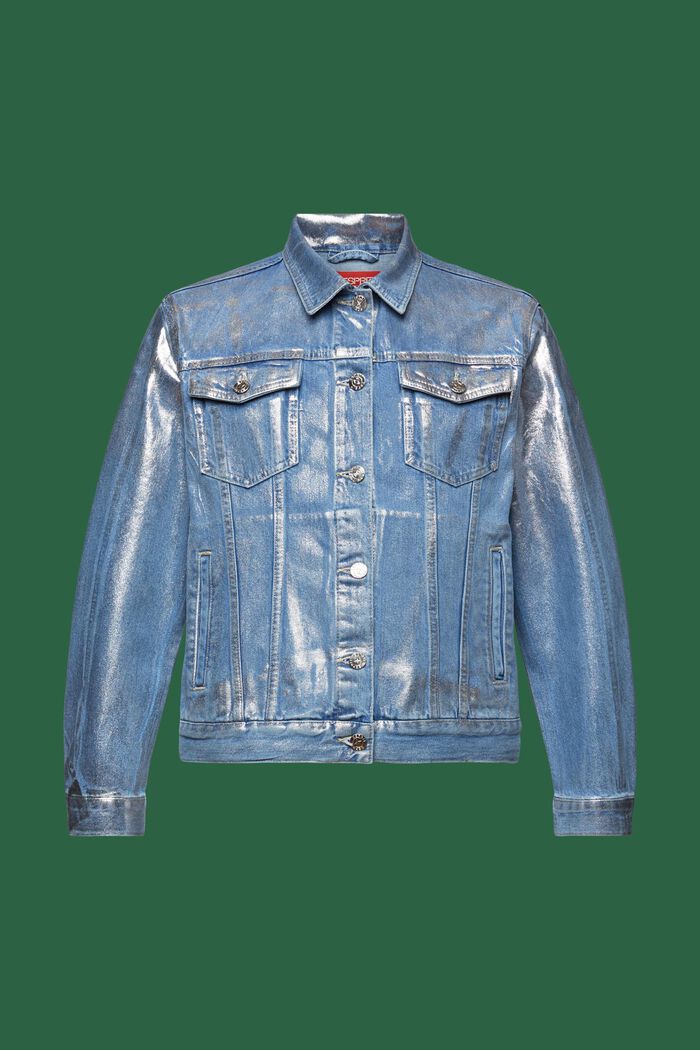 Jackets indoor denim, GREY RINSE, detail image number 6