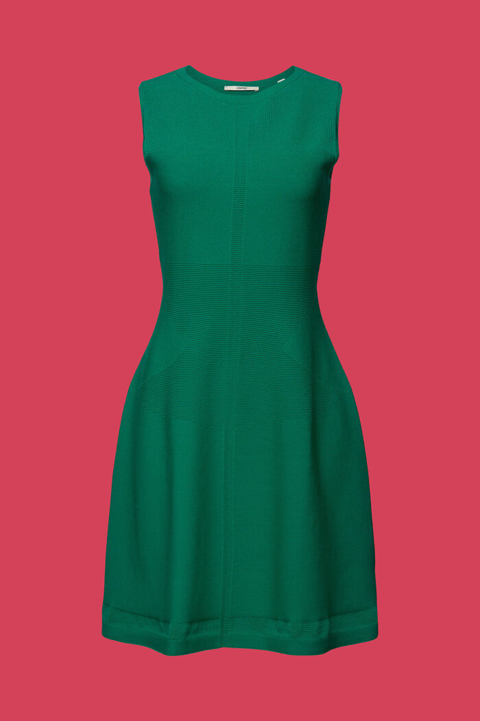 Dresses flat knitted, 綠色, detail image number 6