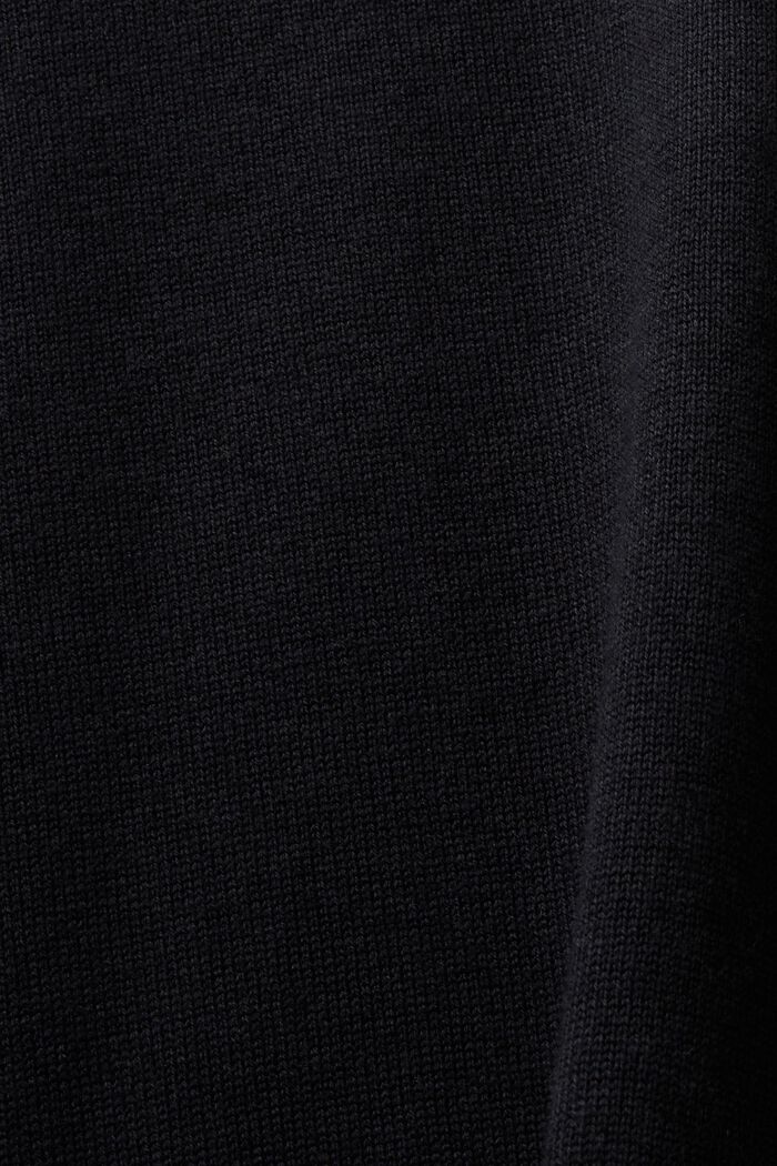 ‌圓領針織衫, 深灰色, detail image number 5