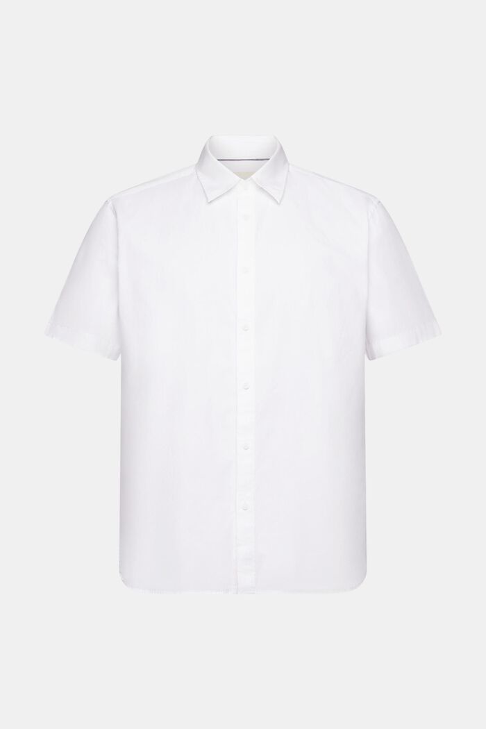 再生棉短袖恤衫, 白色, detail image number 5