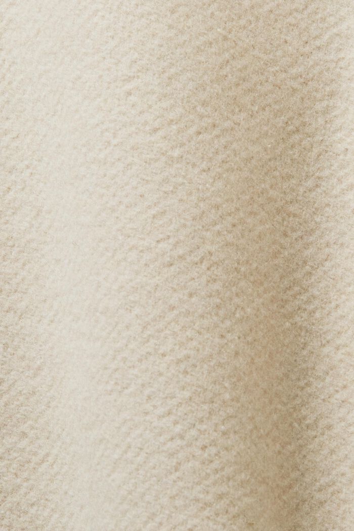 羊毛混紡恤衫式外套, 白色, detail image number 5