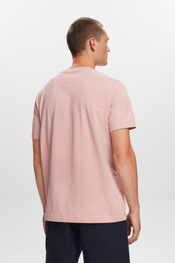 100%純棉平織布印花T恤, 粉紅色, detail image number 3