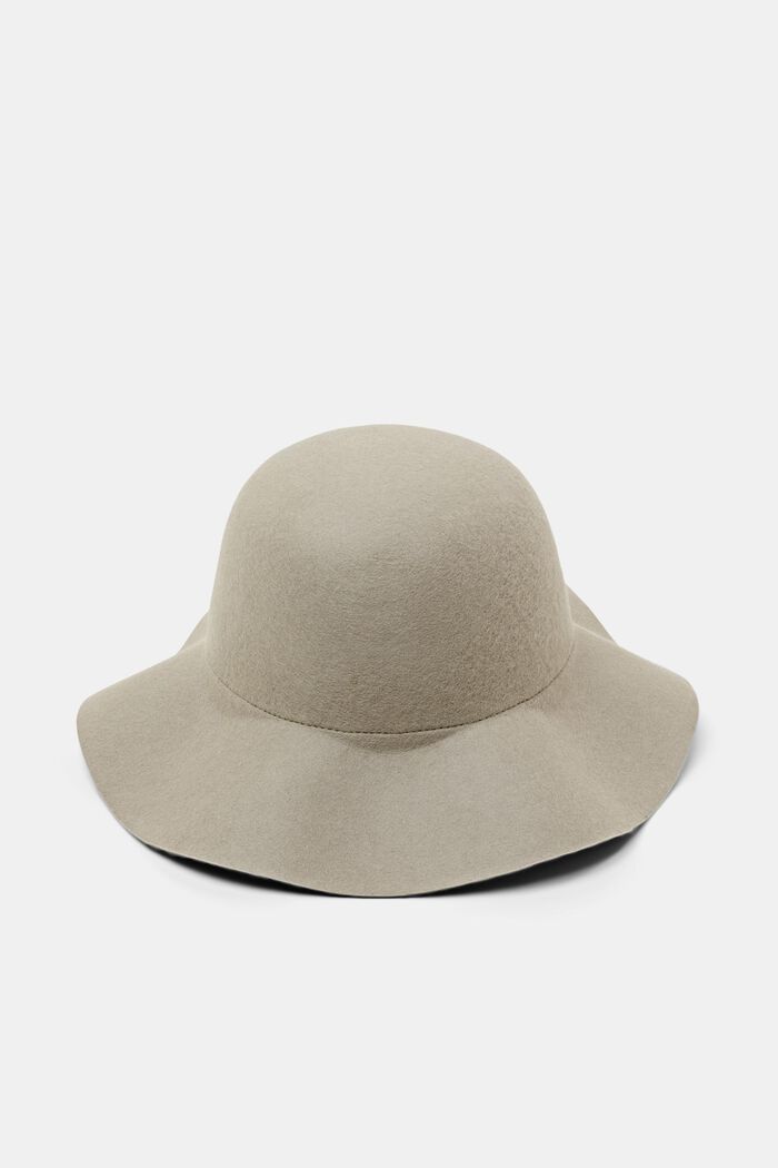 ‌羊毛氈帽, 淺灰褐色, detail image number 0
